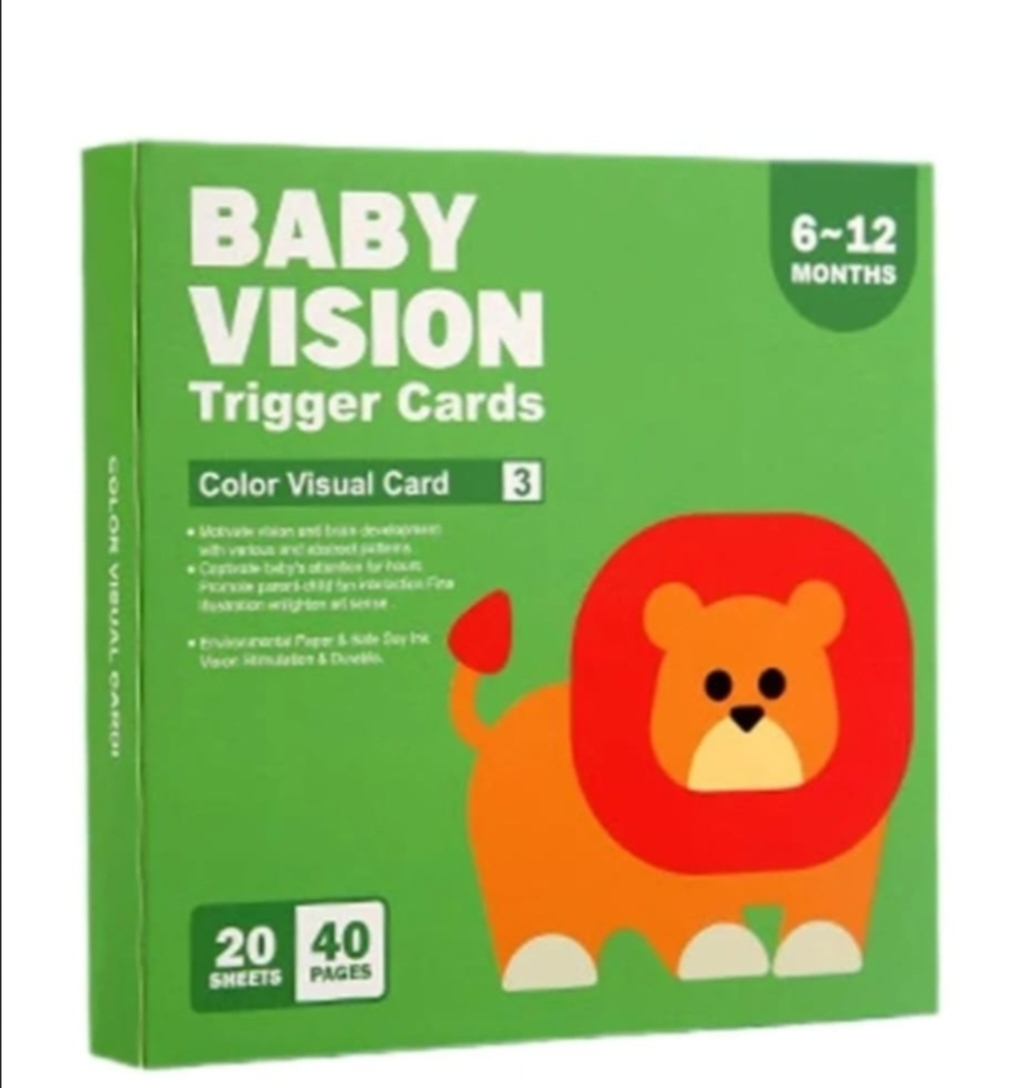 BABY VISION FLASH CARDS 6 -12 MONTHS