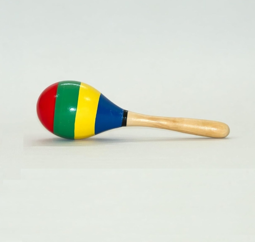 WOODEN EGG RATTLE SMALL