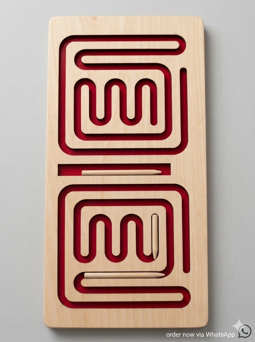 WOODEN INTERHEMISPHERIC TRACING BOARD
