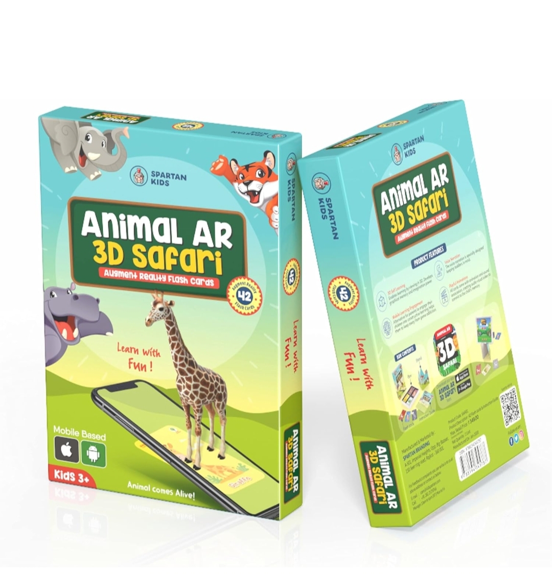 3D ANIMAL FLASH CARDS
