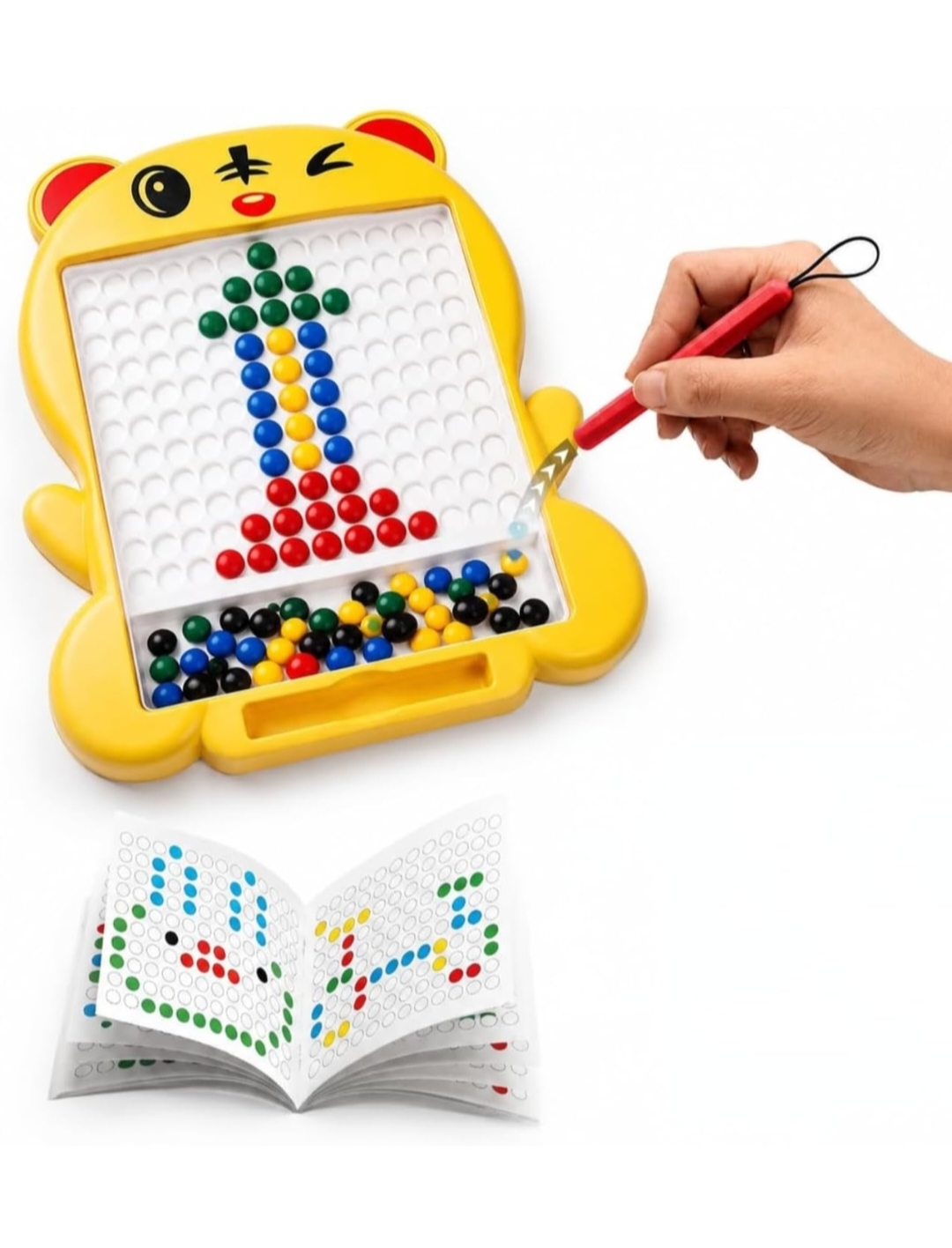 MAGNETIC DRAWING BOARD WITH 80 BEADS