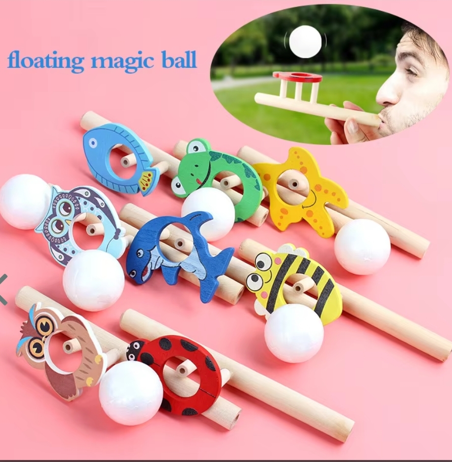 WOODEN FLOATING BALL BLOW TUBE