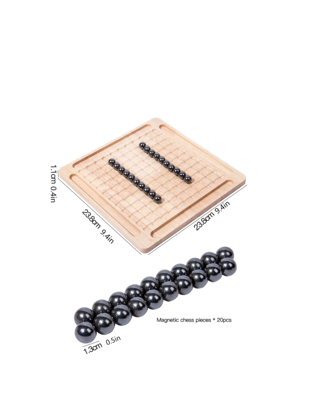 WOODEN MAGNETIC CLASH CHESS