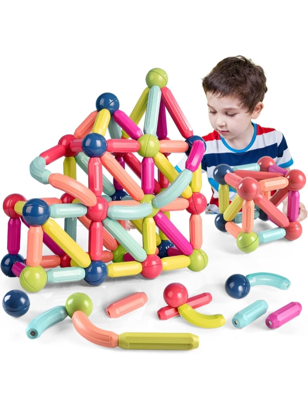 25 PCS MAGNETIC STICKS & BALLS BUILDING SET