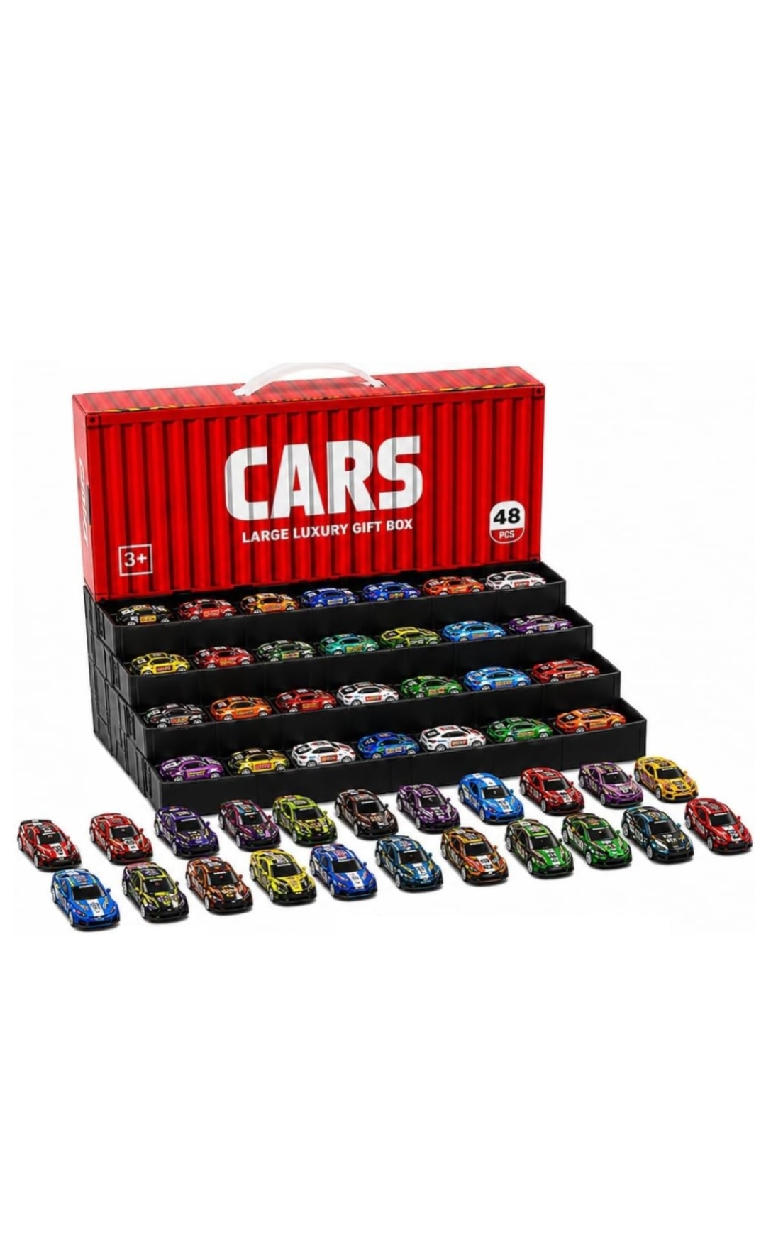 48 PCS DIE CAST METAL CONTAINER CAR SET