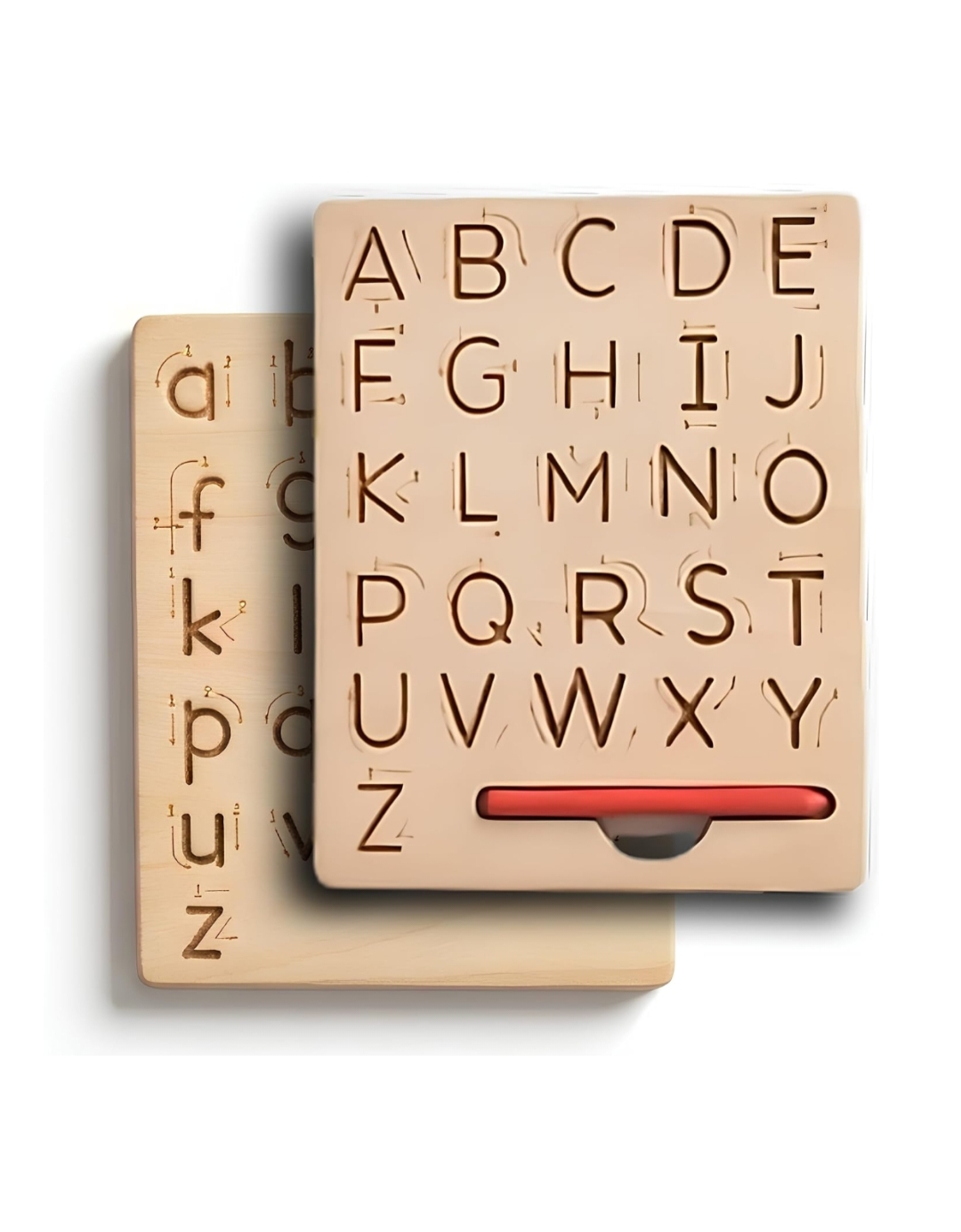 WOODEN ALPHABET TRACING BOARDS