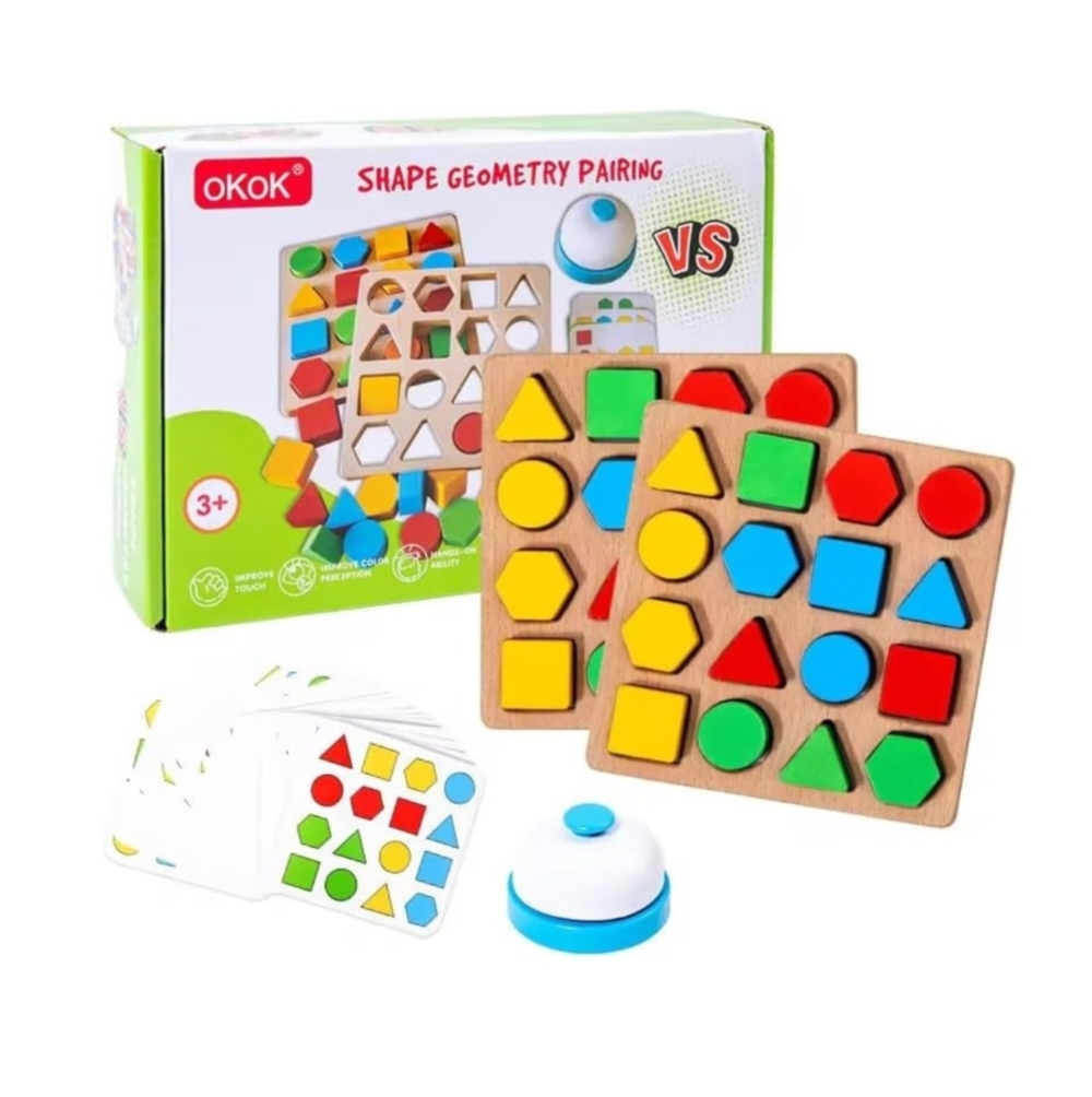 WOODEN SHAPE GEOMETRY PAIRING TOU