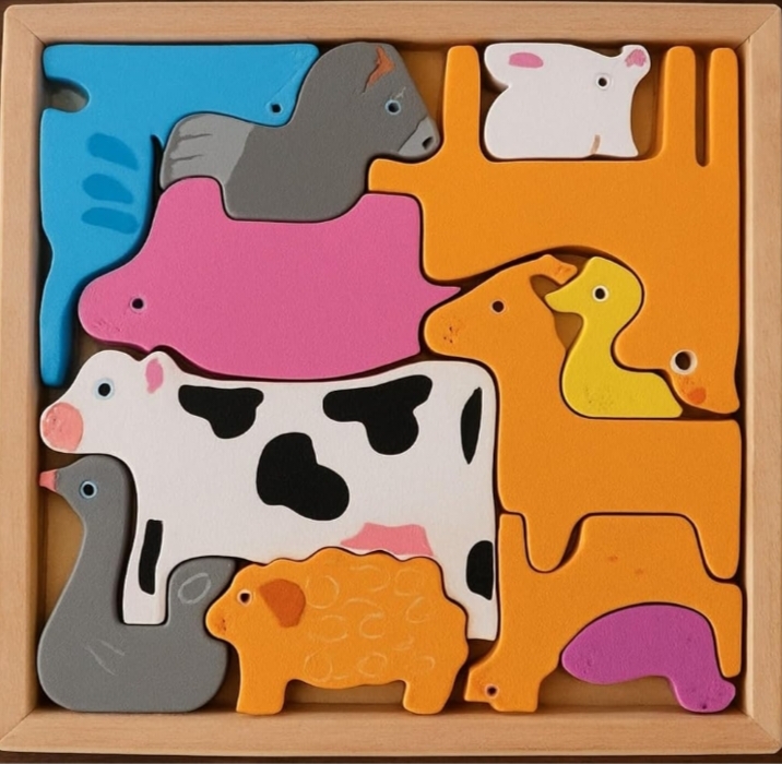 WOODEN 3D JIGSAW PUZZLE - RANDOM DESIGN
