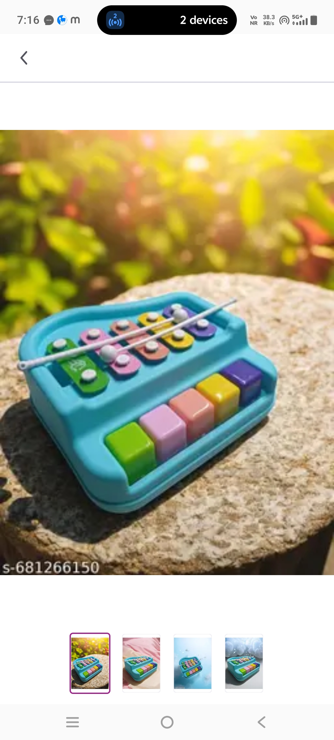 2 IN 1 PIANO XYLOPHONE 
