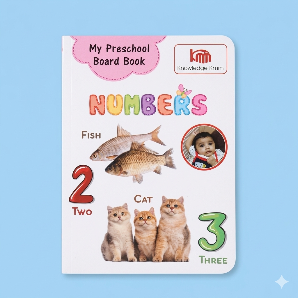 PRE SCHOOL BOARD BOOK -NUMBERS