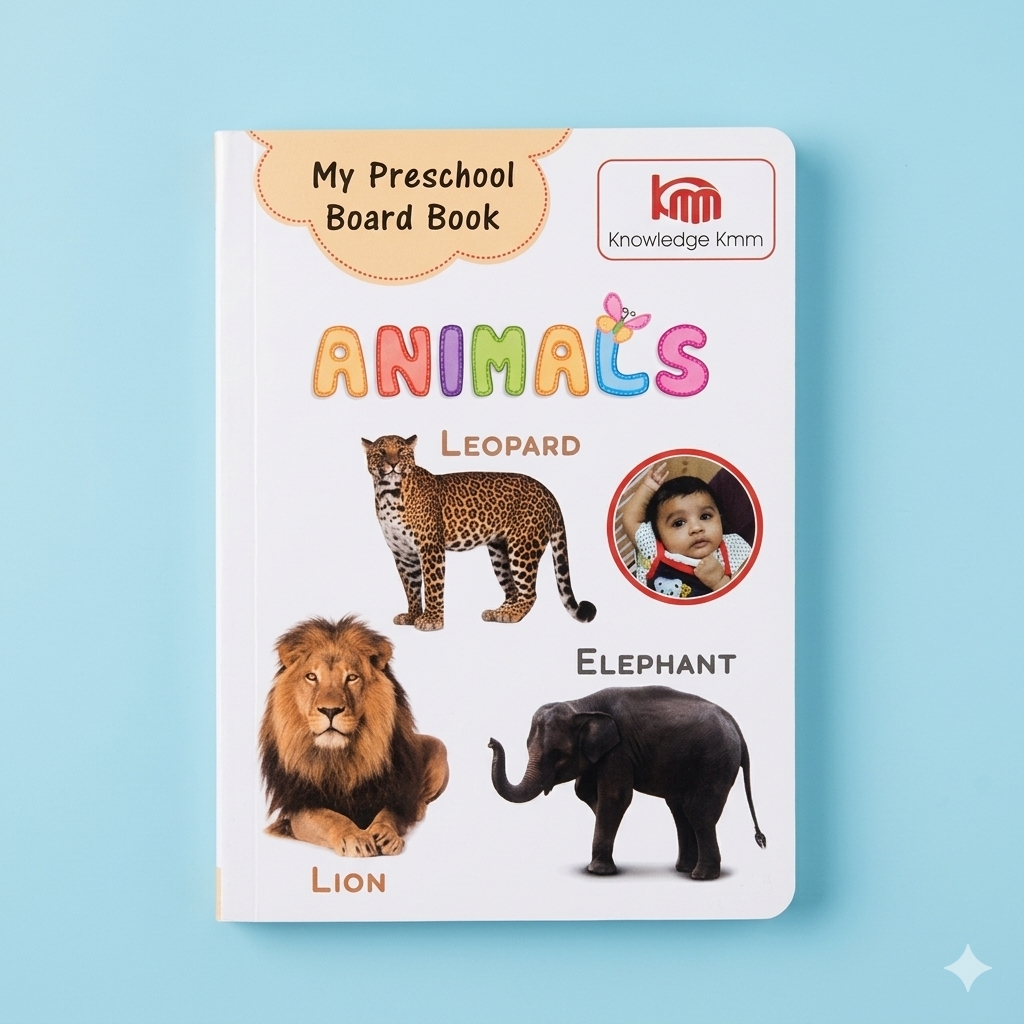 PRE SCHOOL BOARD BOOK - ANIMALS 