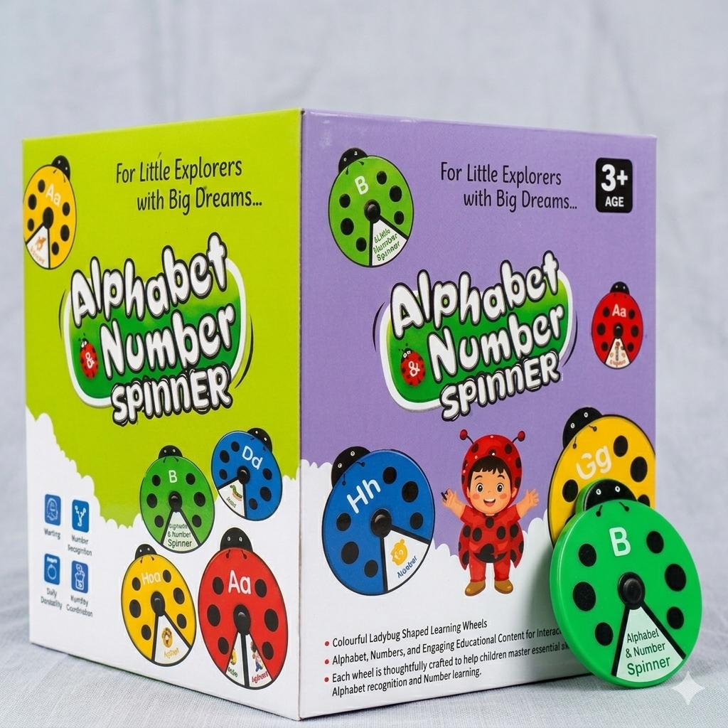 ALPHABET AND NUMBER SPINNER