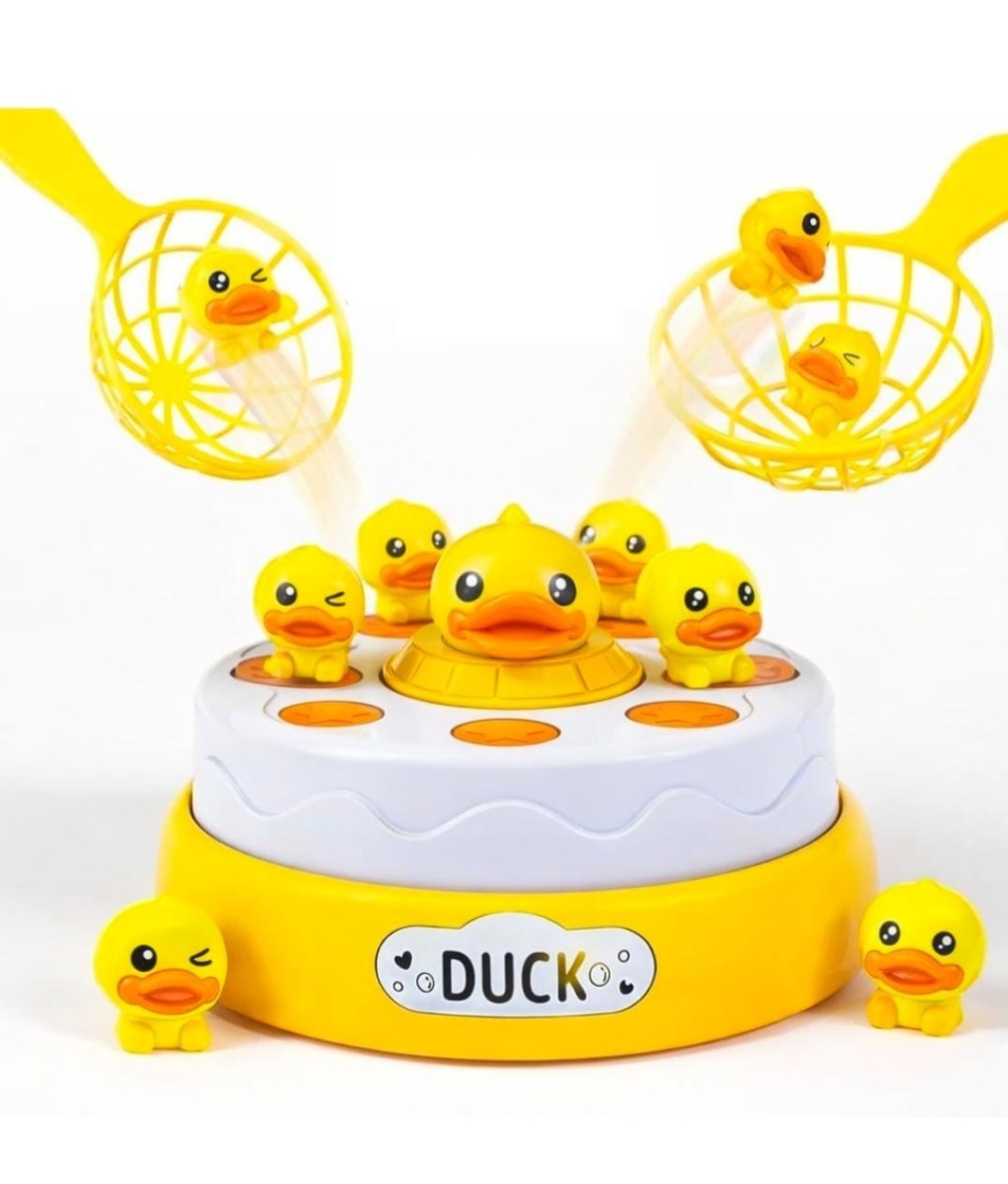 BOUNCING DUCK CATCHING GAME WITH 2 BASKETS