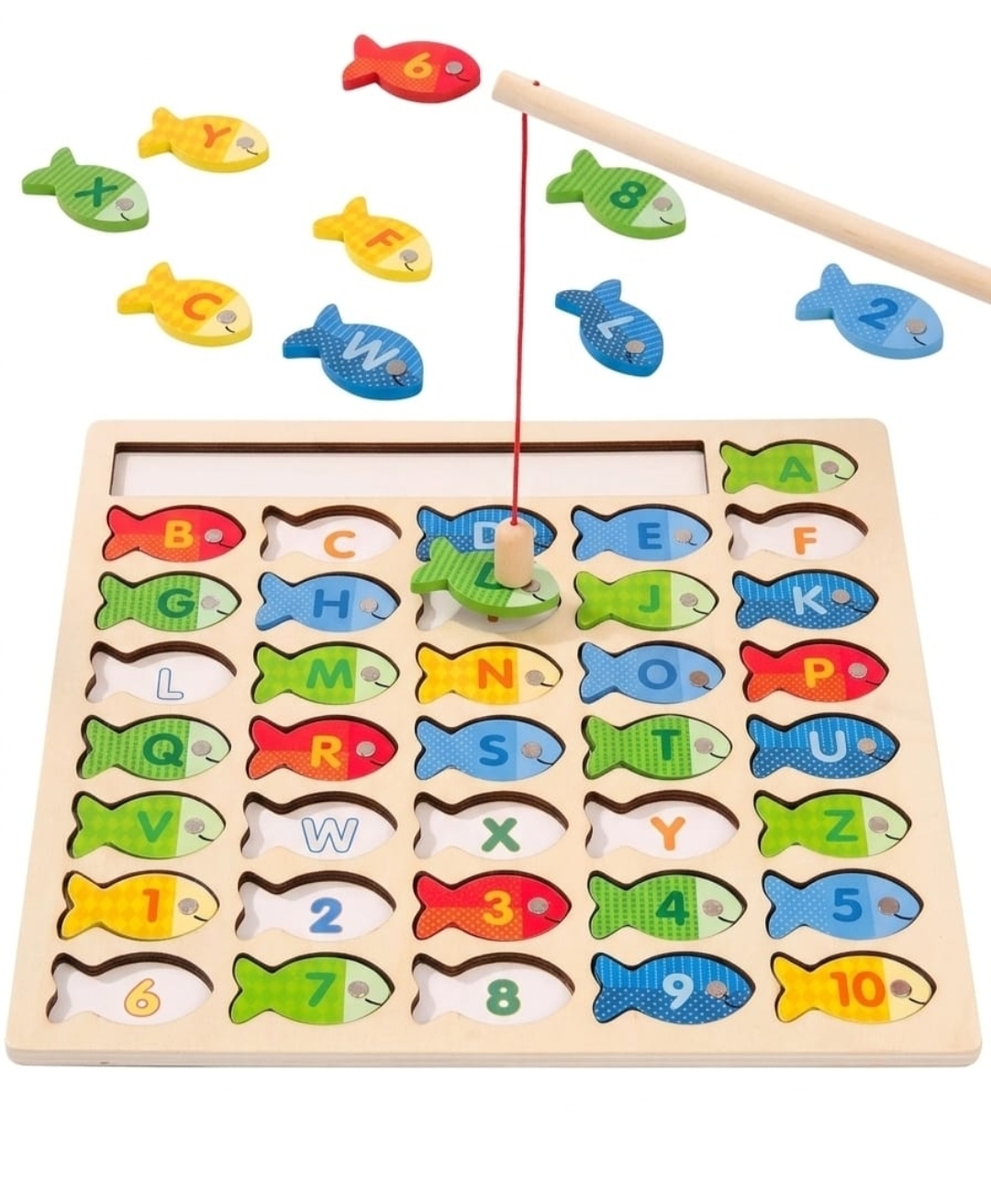 WOODEN MAGNETIC FISHING GAME