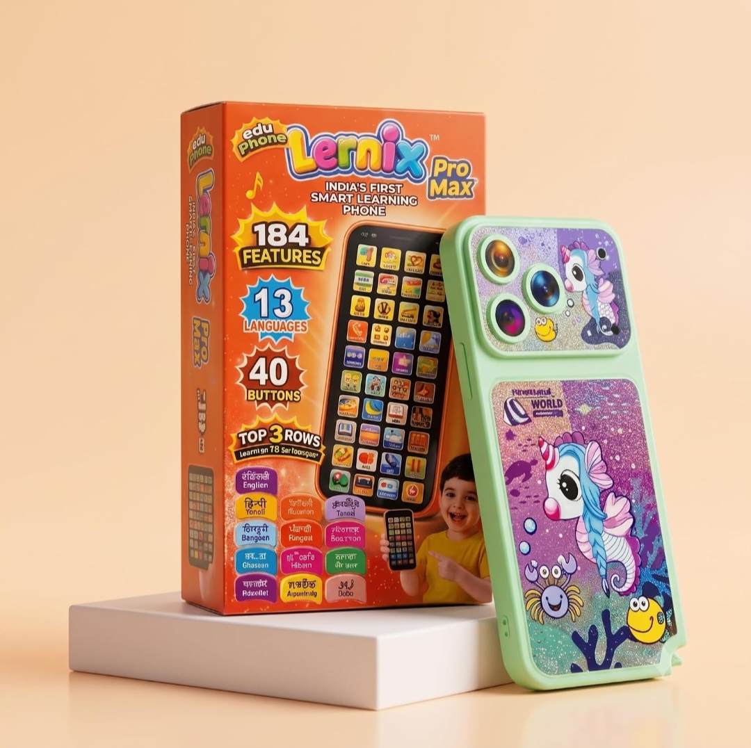 KIDS LEARNING PHONE WITH 40 BUTTONS