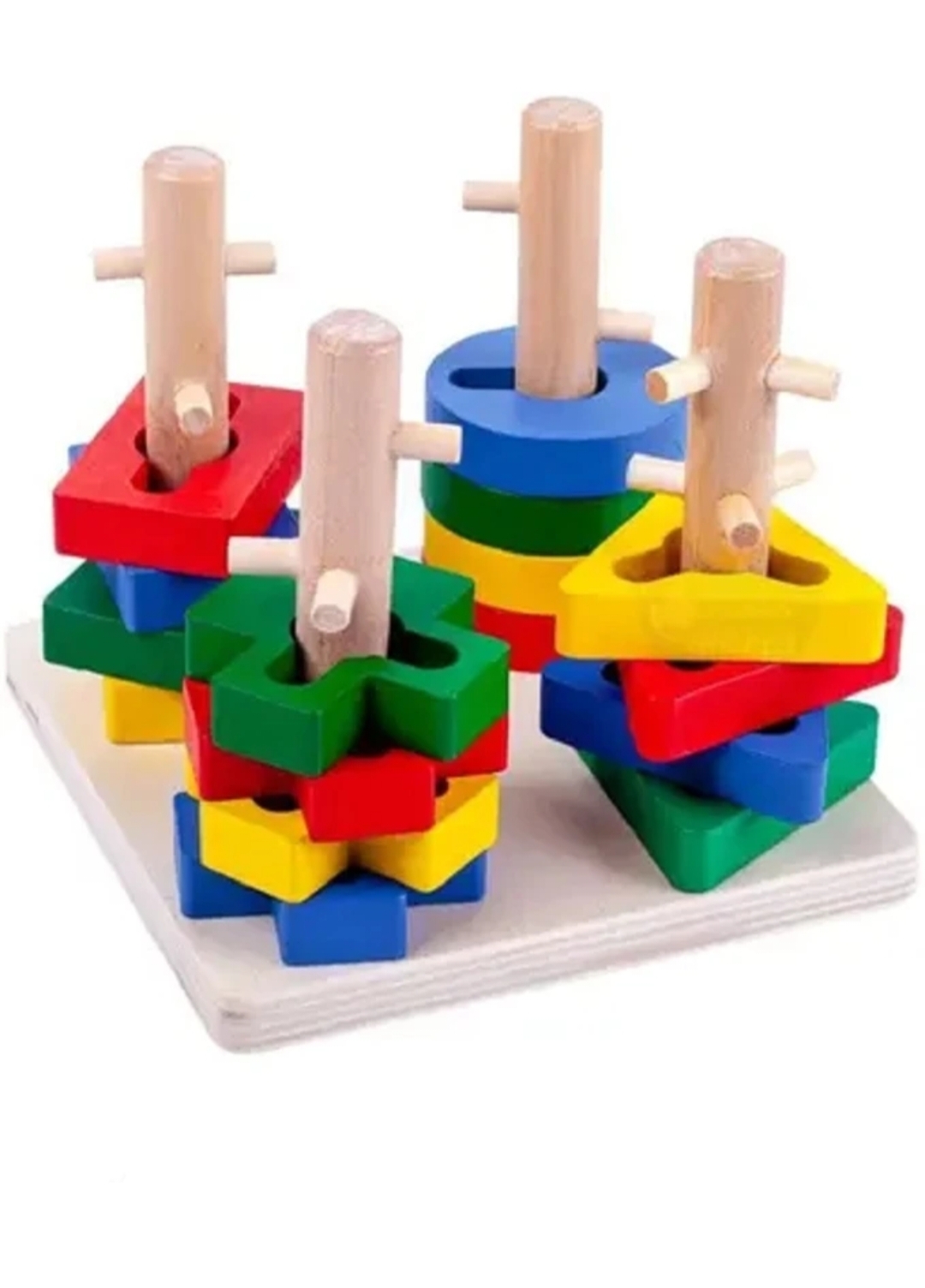 WOODEN INTELLECTUAL GEOMETRIC PUZZLE