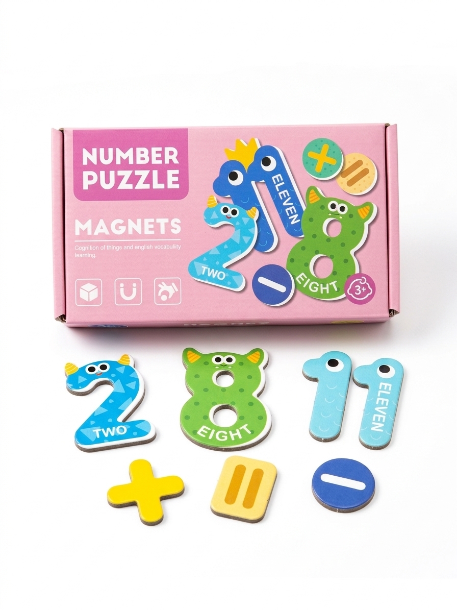 MAGNETIC NUMBER PUZZLE SET
