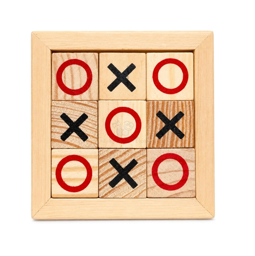 WOODEN TIC TAC TOE 