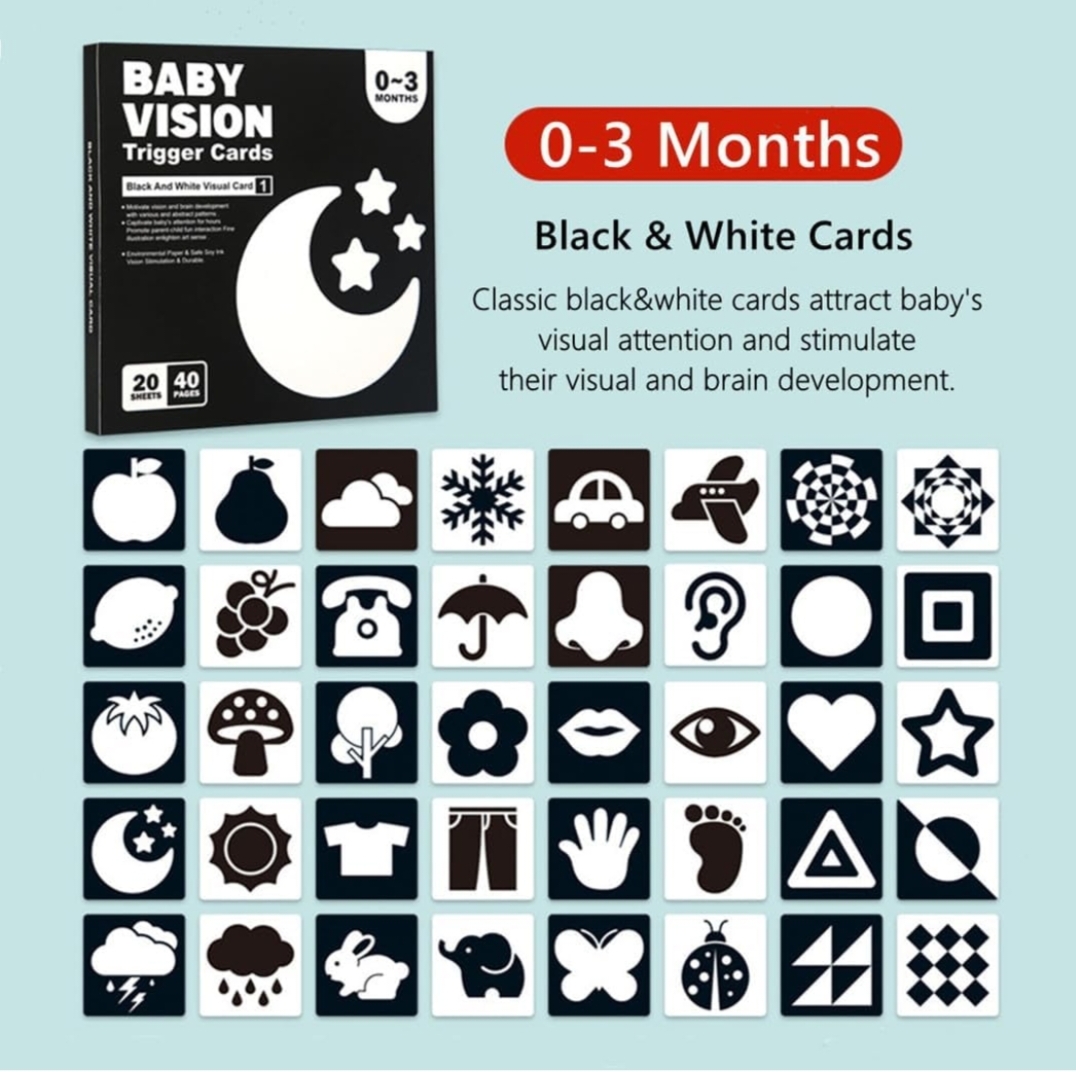 BABY VISION TRIGGER CARDS 0-3 MONTHS