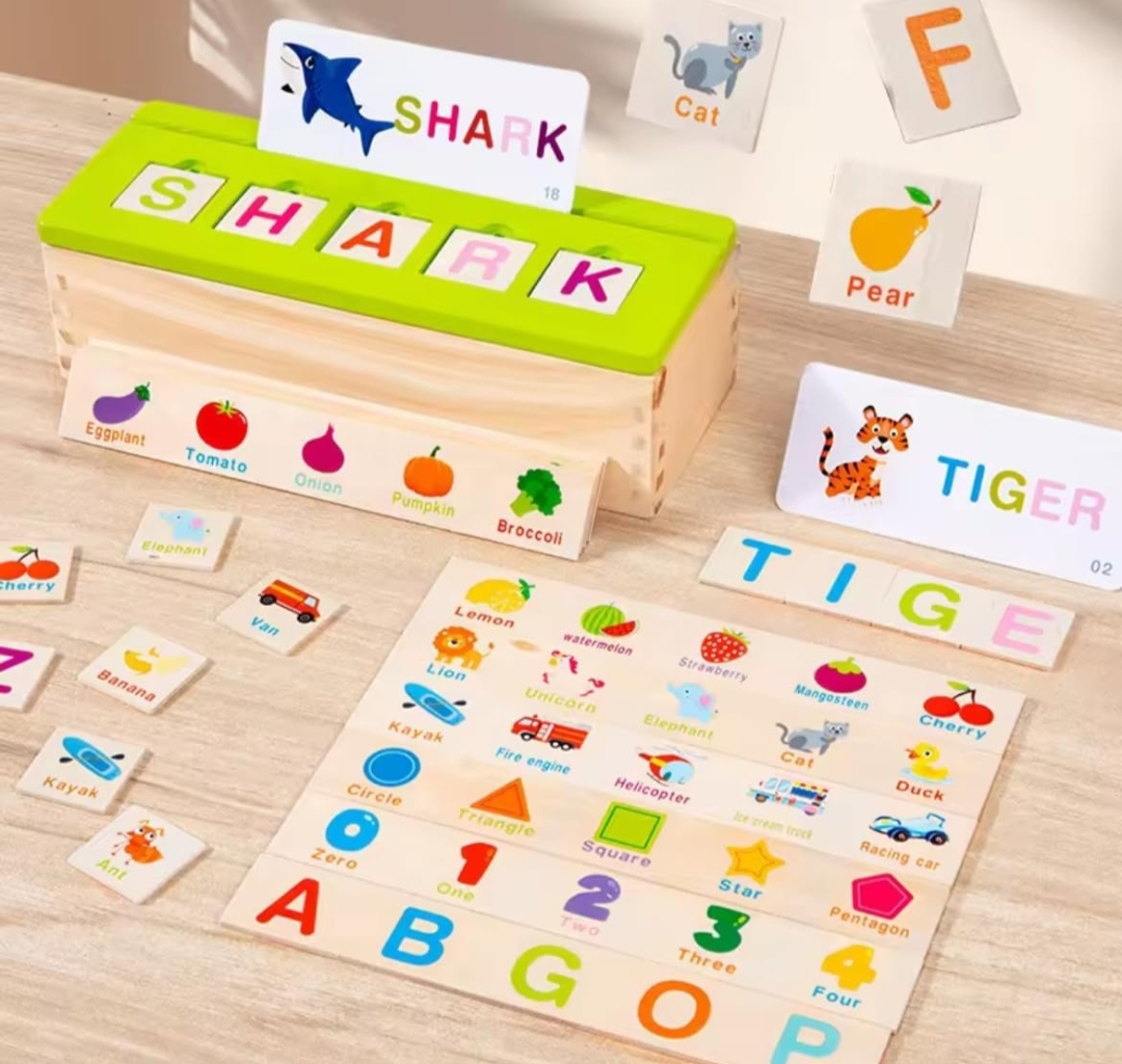 WOODEN KNOWLEDGE CLASSIFICATION BOX SMALL