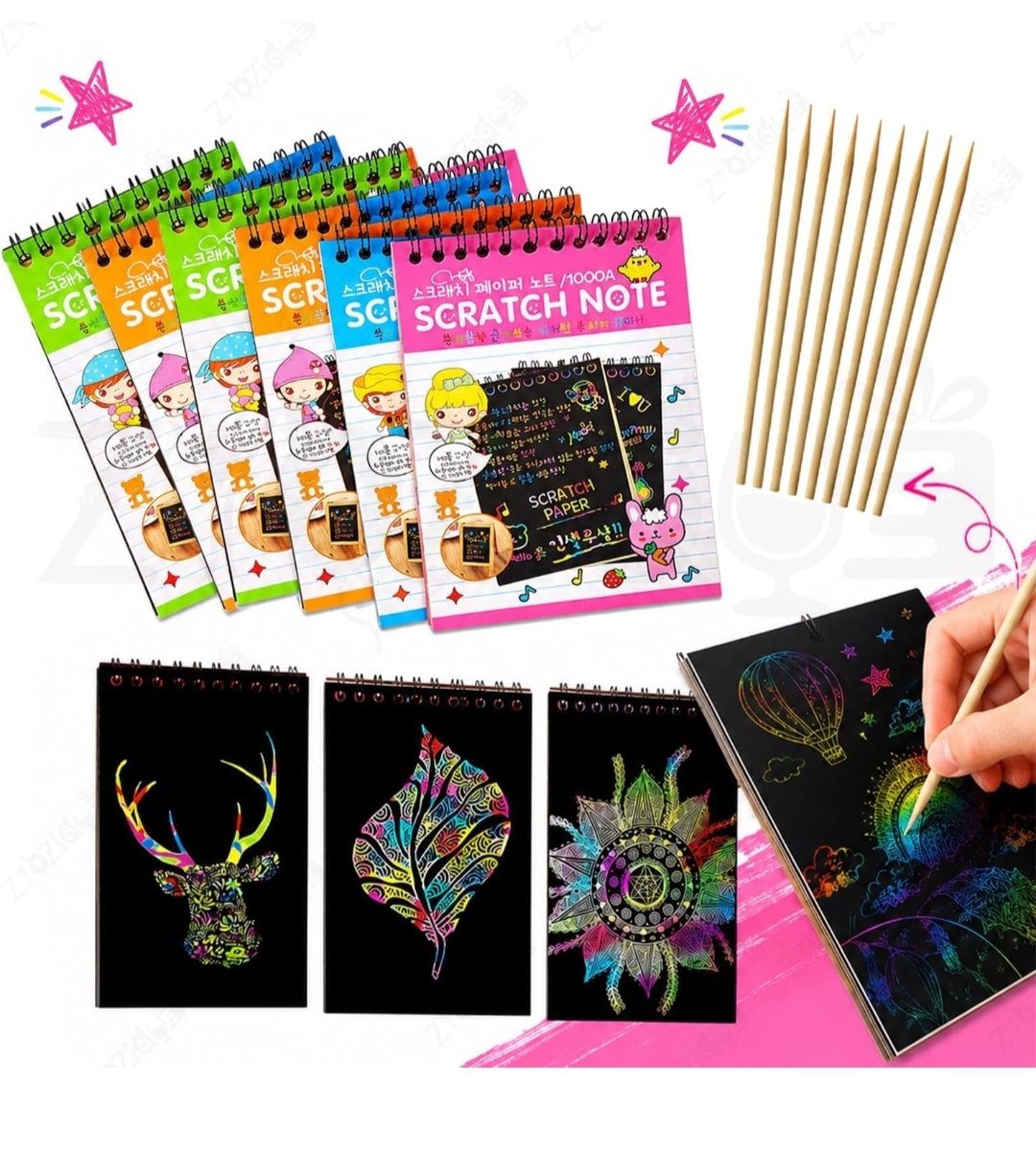 SCRATCH NOTE BOOK -1PCS