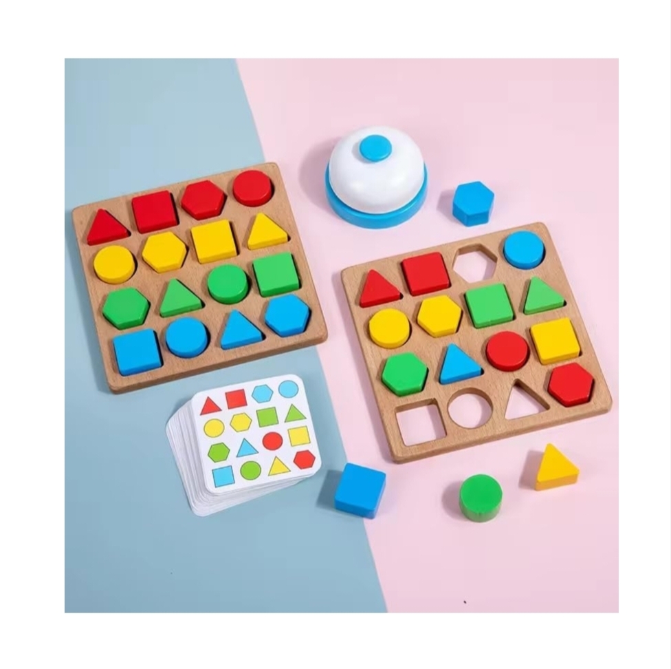 WOODEN SHAPE GEOMETRY PAIRING TOU hover