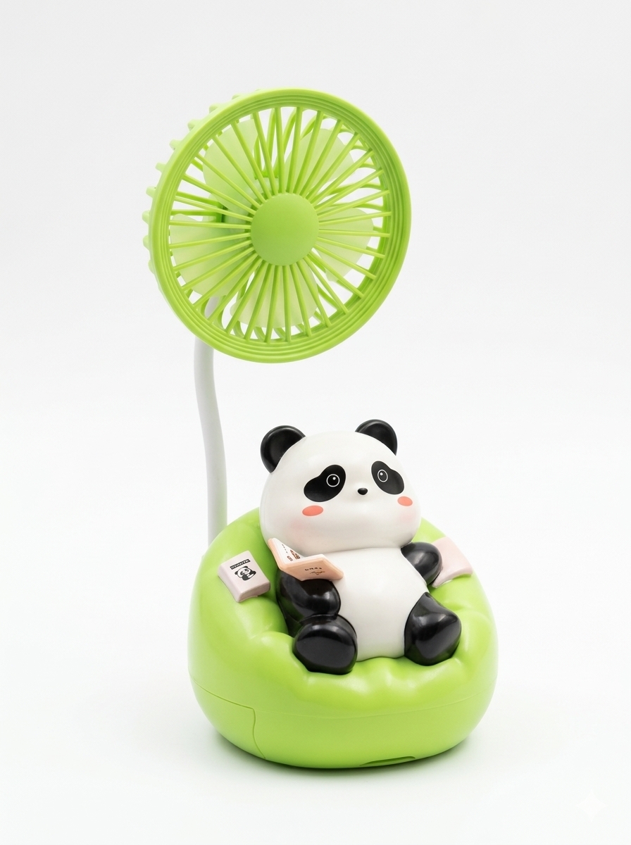SLEEPING PANDA WITH ROTATING FAN  hover
