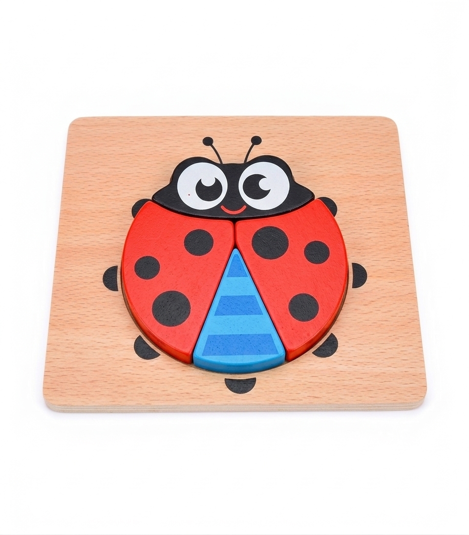 WOODEN CHUNKY PUZZLE SET OF 6 hover