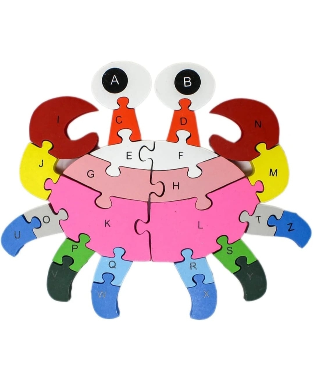 WOODEN ALPHABET CRAB PUZZLE hover