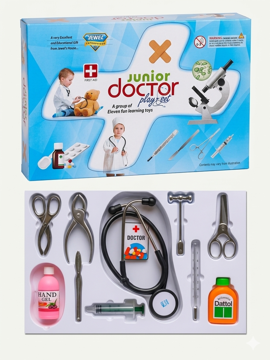 KIDS DOCTOR PRETEND PLAY SET hover