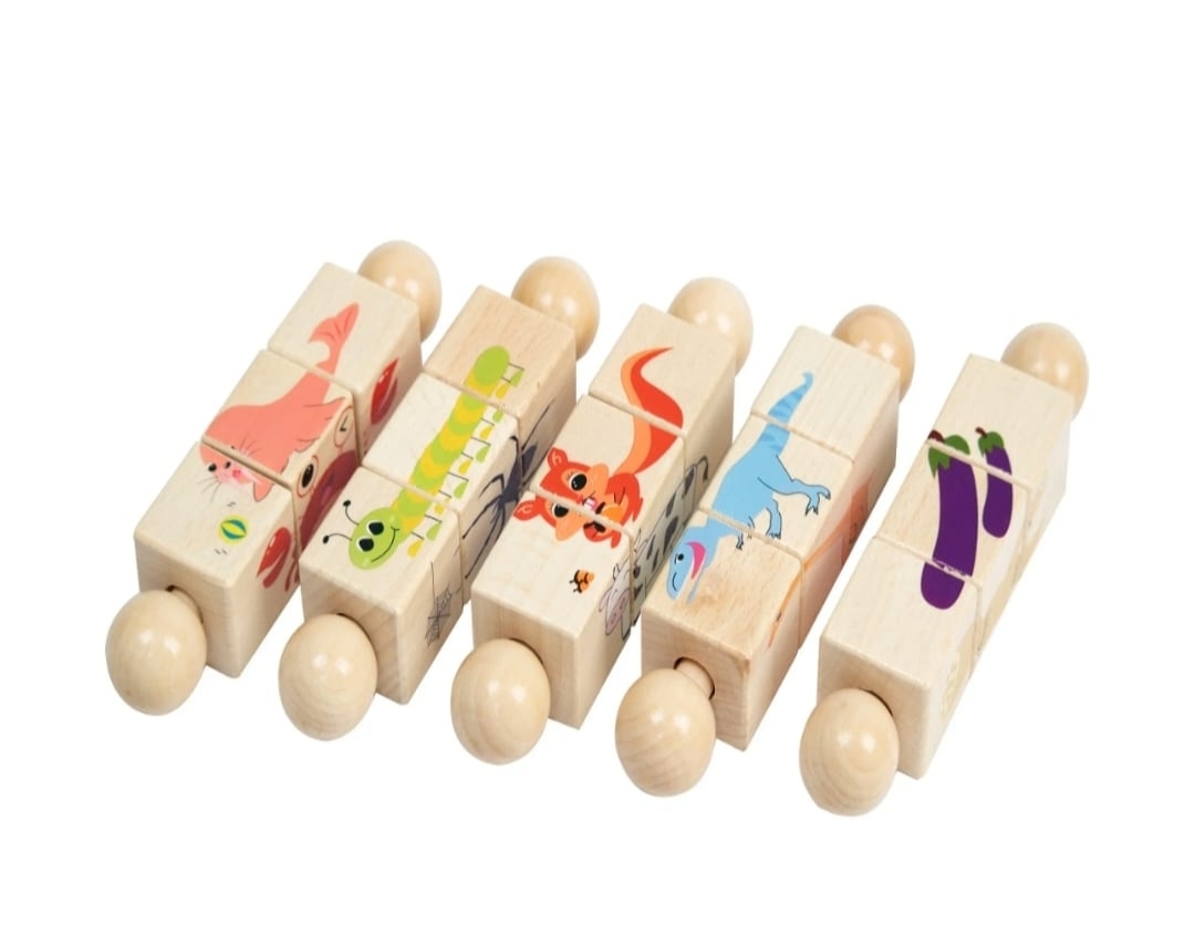WOODEN ROTATING KNOB PUZZLE hover