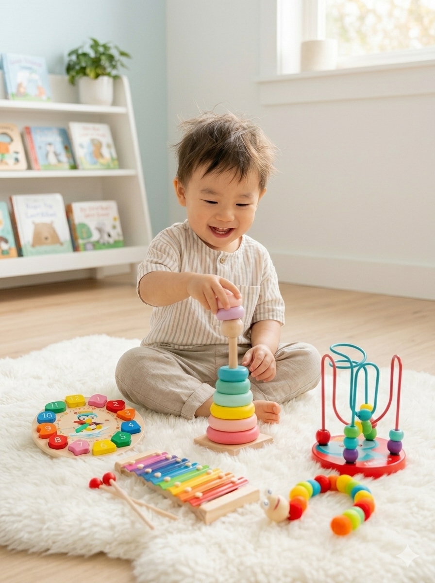 WOODEN MONTESSORI COMBO SET hover