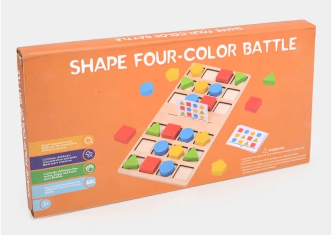 WOODEN SHAPE FOUR COLOUR BATTLE hover