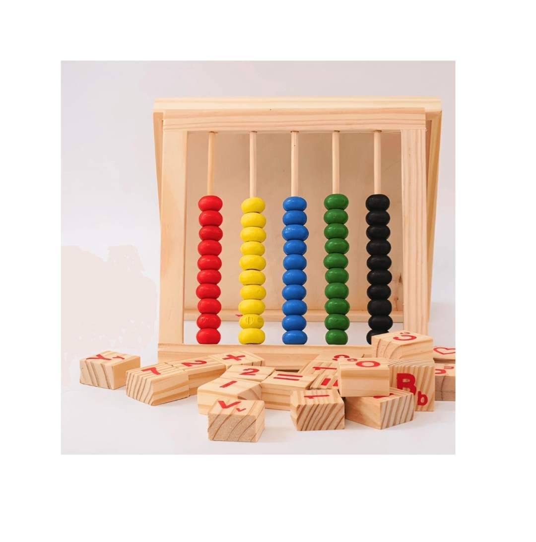 WOODEN ABACUS MATH LEARNING TOY hover