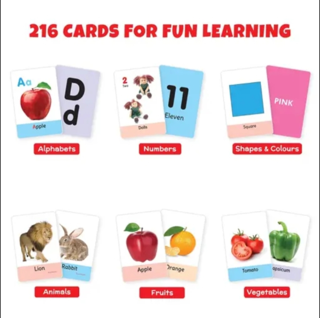 MY FIRST FLASH CARDS FOR KIDS - BUNDLE OF 6 hover